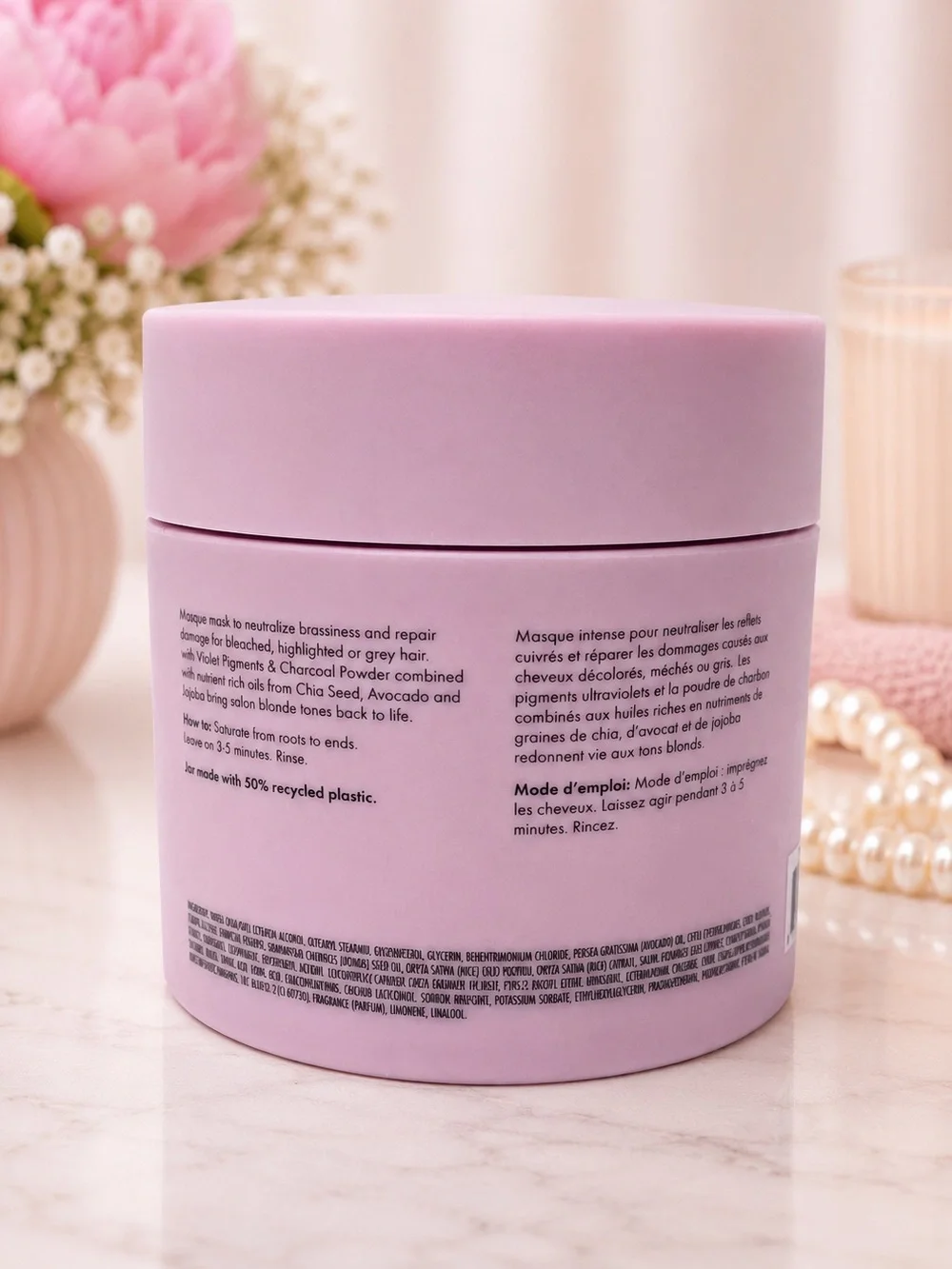FEKKAI Blonde Rx Anti Brass Repair Purple Mask 7.5oz.